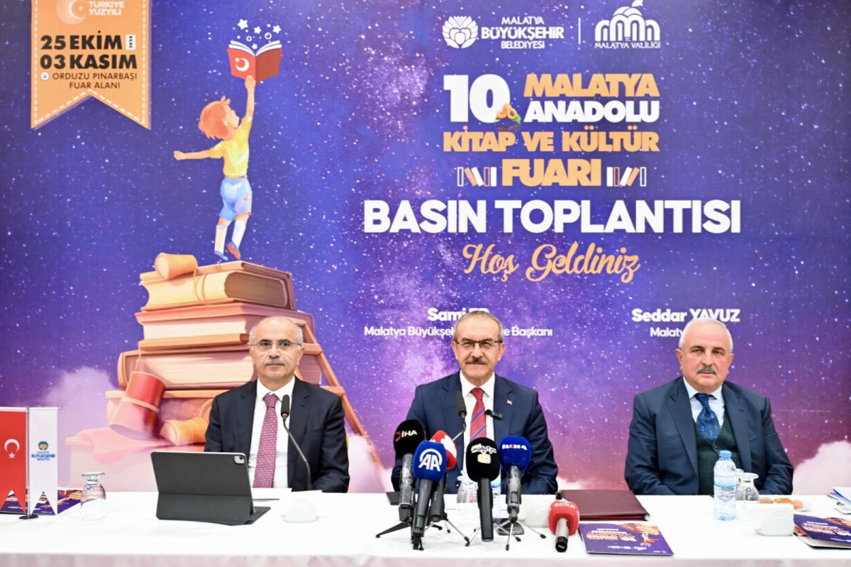 10. Malatya Anadolu Kitap ve Kültür Fuarı Başlıyor!