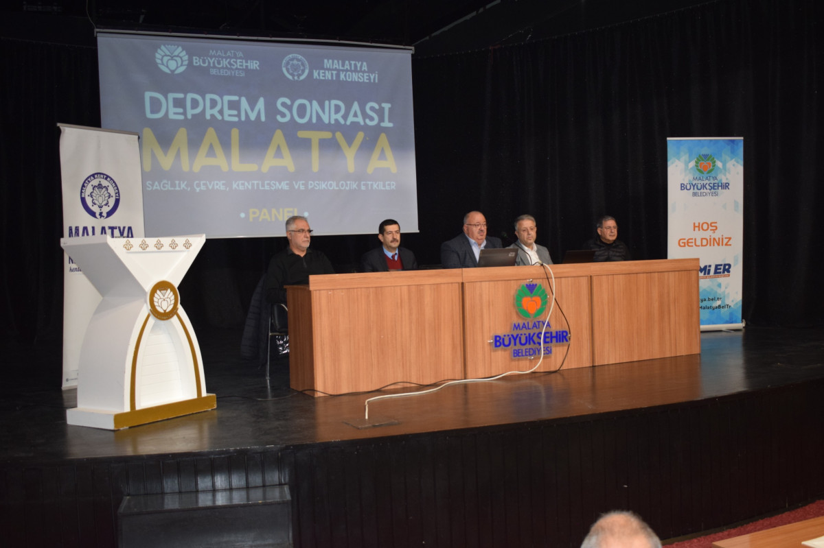 'Deprem Sonrası Malatya' Konulu Panel Düzenlendi