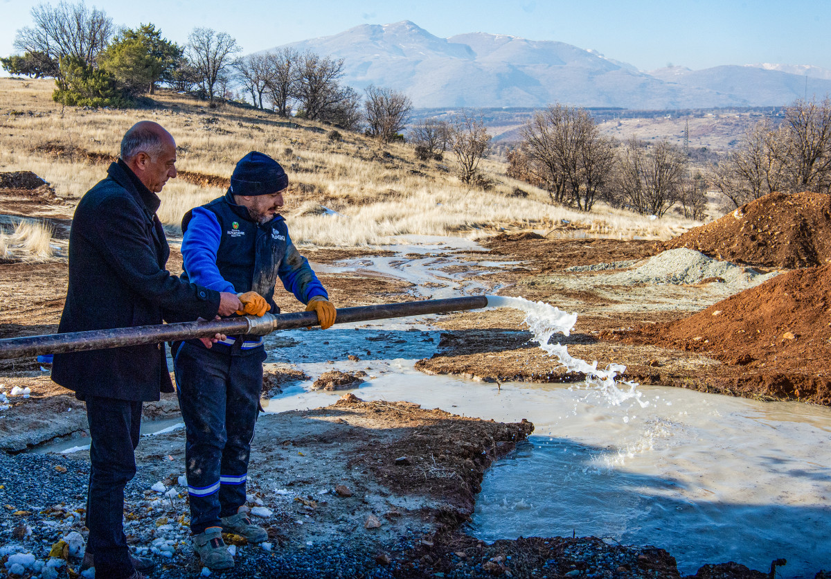 DOĞANŞEHİR ÇIĞLIK'A İÇMESUYU SONDAJLA SAĞLANACAK