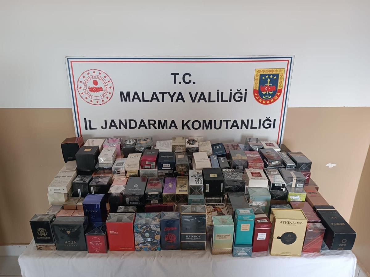 Malatya da Kaçak Parfüm Ele Geçirildi