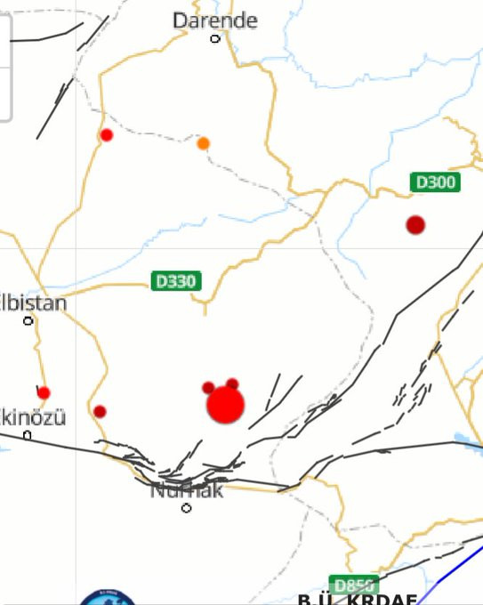 Nurhak'da 4 Büyüklüğünde Deprem