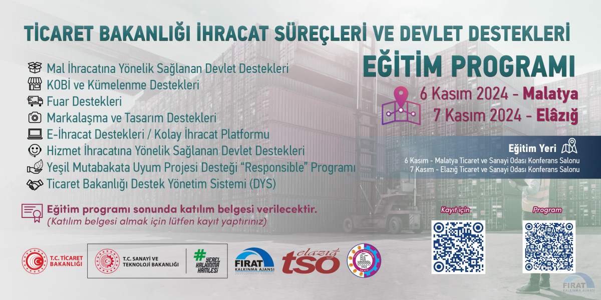 Ticaret Bakanlığı Devlet Destekleri Eğitim Programı Başlıyor