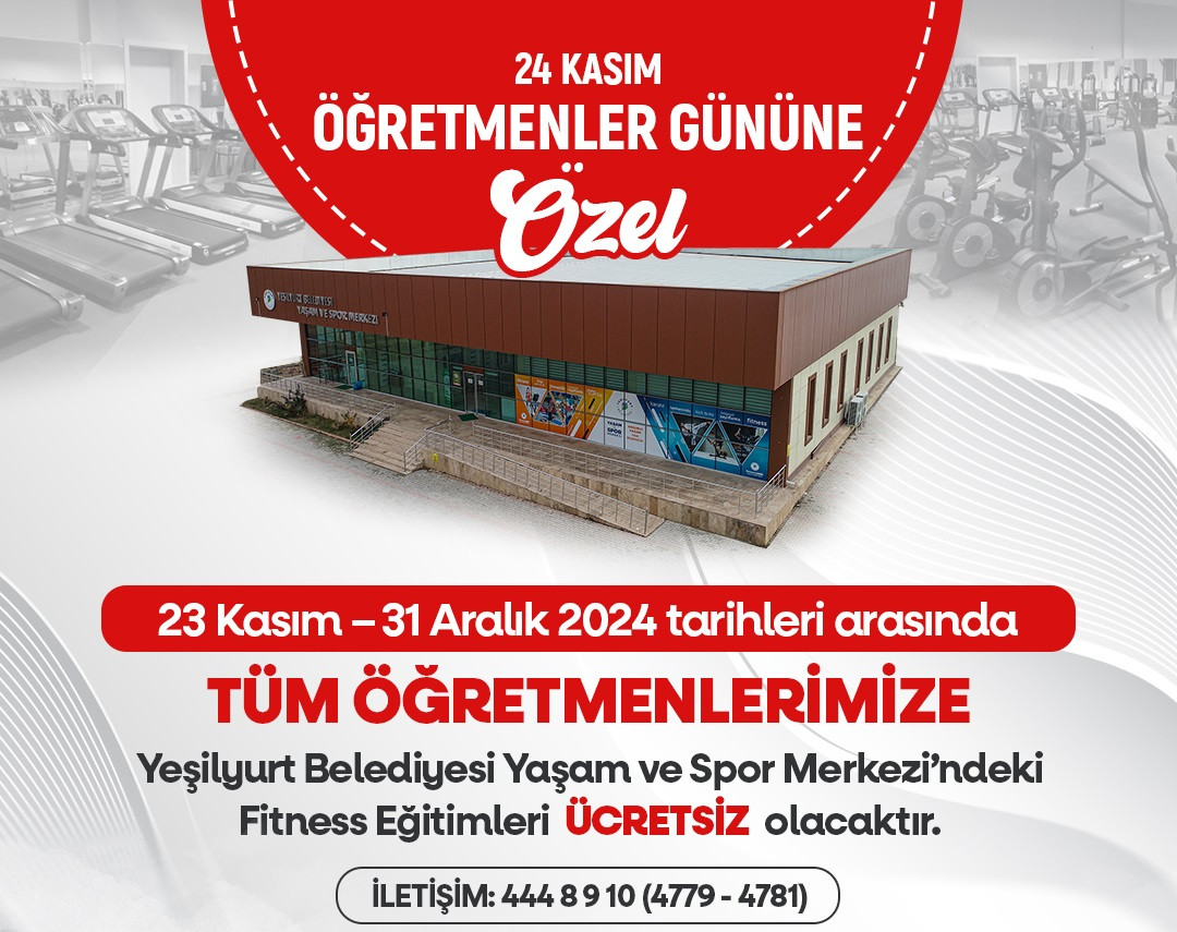 Tüm Öğretmenlere Ücretsiz Fitness Eğitimi