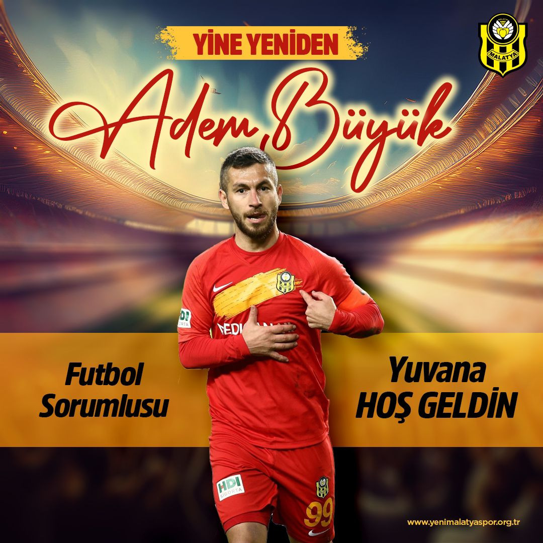 Yeni Malatyaspor Adem Büyük İle Anlaştı