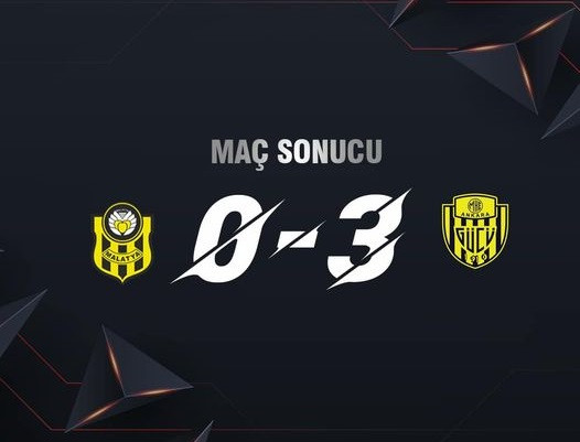 Yeni Malatyaspor, Ankara'da Mağlup: 0-3